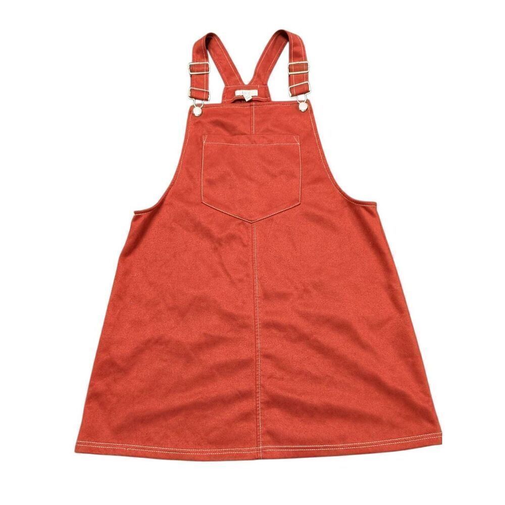 AUW Bergandy Overalls/Mini Dress Juniors Size Large